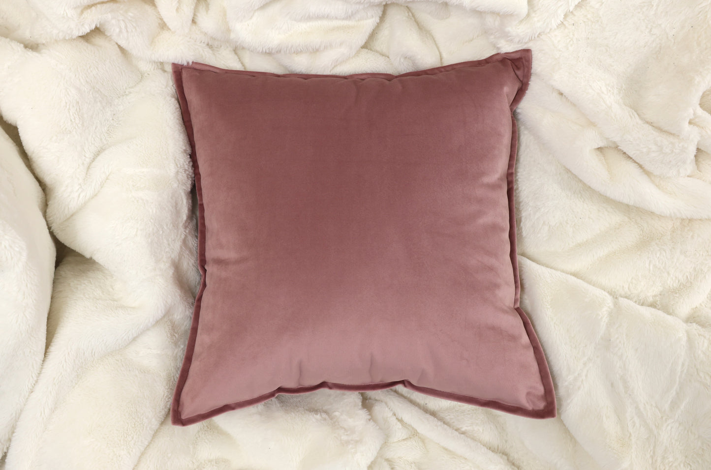 Elegant plain velour cushion covers solid - a perfect accent for your interior