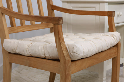 Dining Room Cushion Dining Chair Cushion Linen Gift for Housewarming Chair Pads Decor for Dining Room Off white for New Home