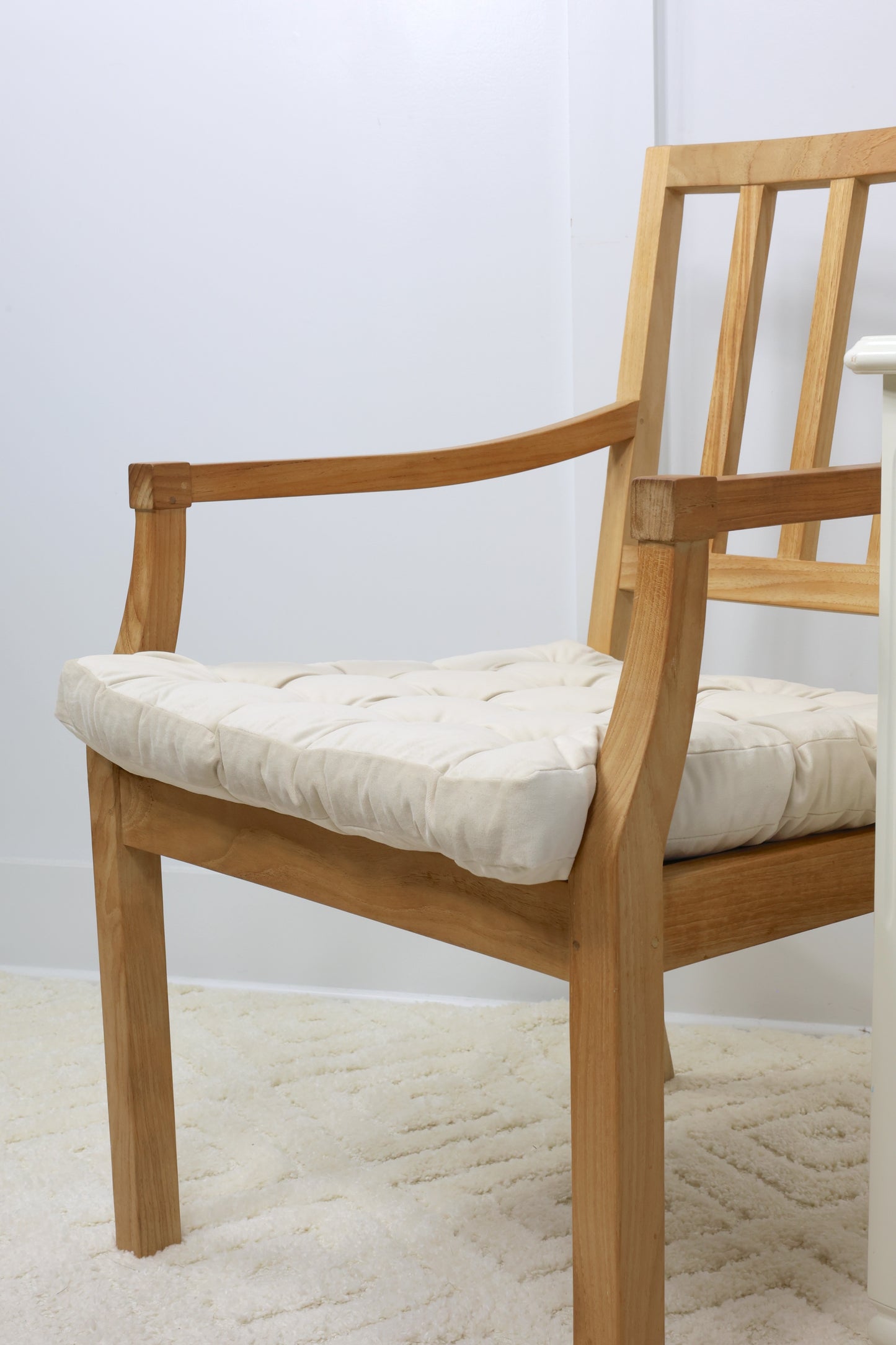 Premium quality Square velour chair cushion for home