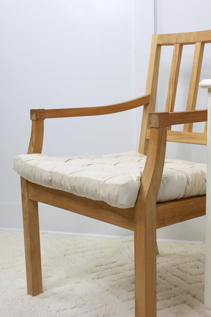 Premium quality Square velour chair cushion for home