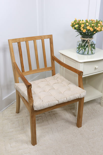 Premium quality Square velour chair cushion for home