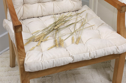 Premium quality Square velour chair cushion for home