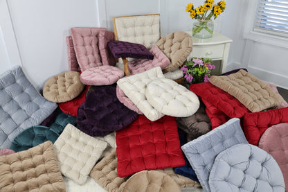 Square High-Quality Velour Cushions for Home – Soft, Elegant & Comfortable