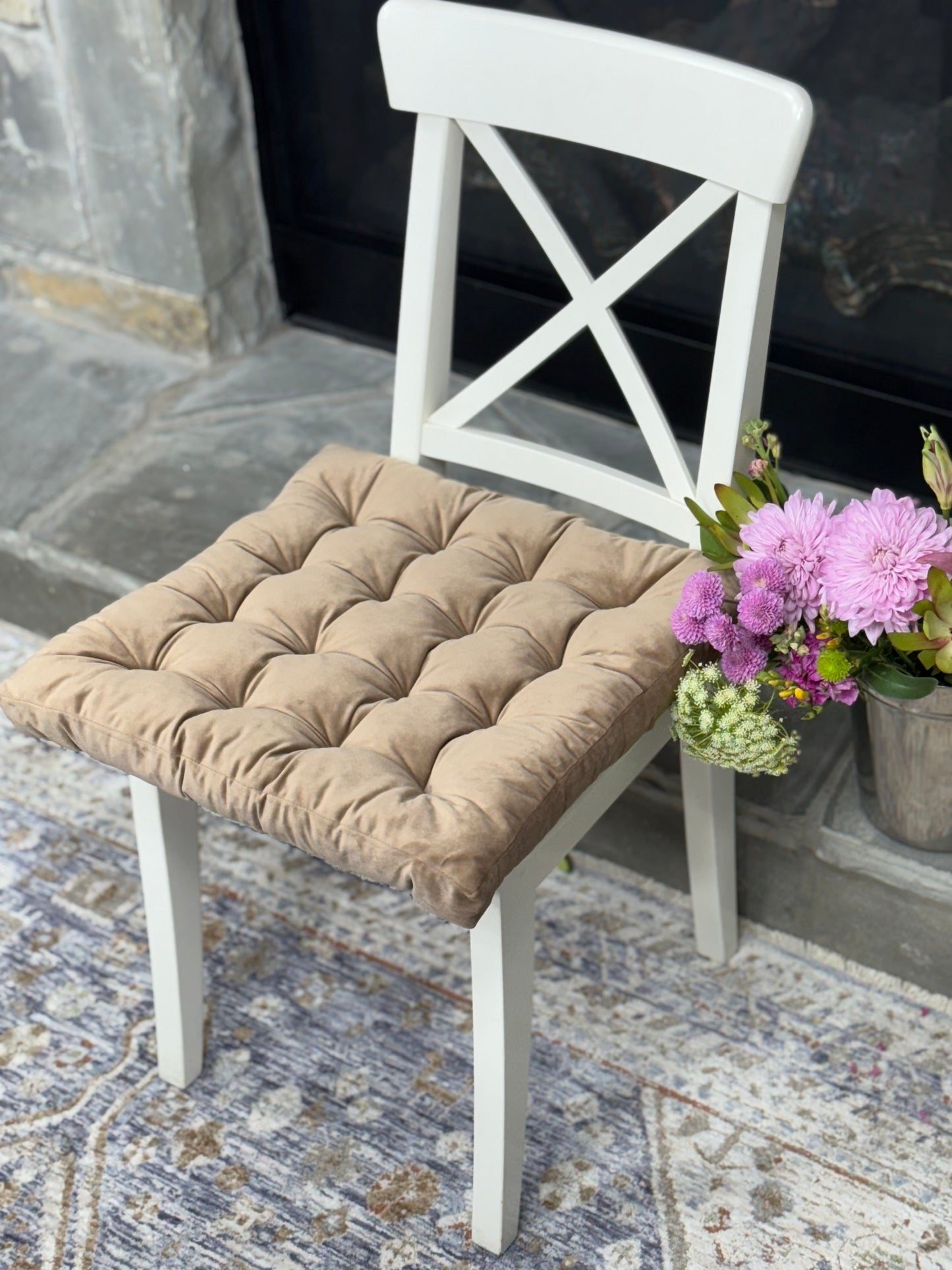 Square High-Quality Velour Cushions for Home – Soft, Elegant & Comfortable