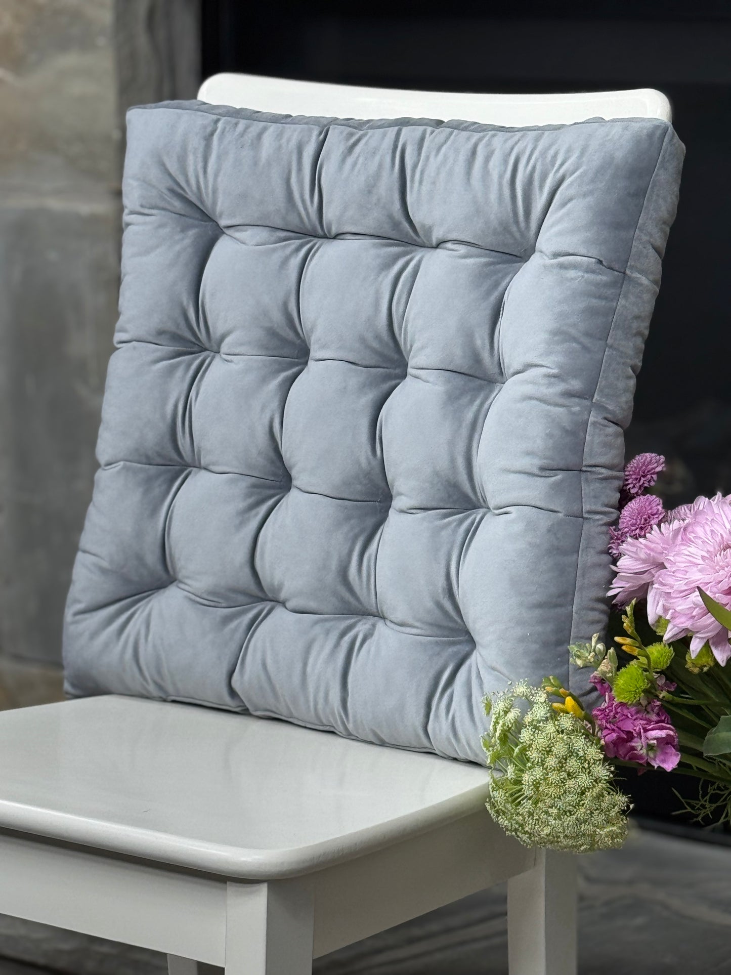 Square High-Quality Velour Cushions for Home – Soft, Elegant & Comfortable