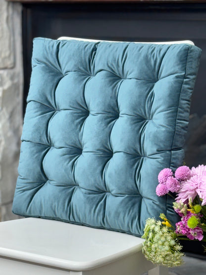 Square High-Quality Velour Cushions for Home – Soft, Elegant & Comfortable