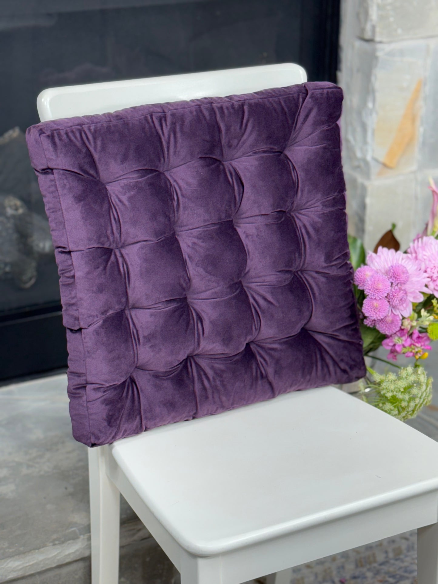 Square High-Quality Velour Cushions for Home – Soft, Elegant & Comfortable