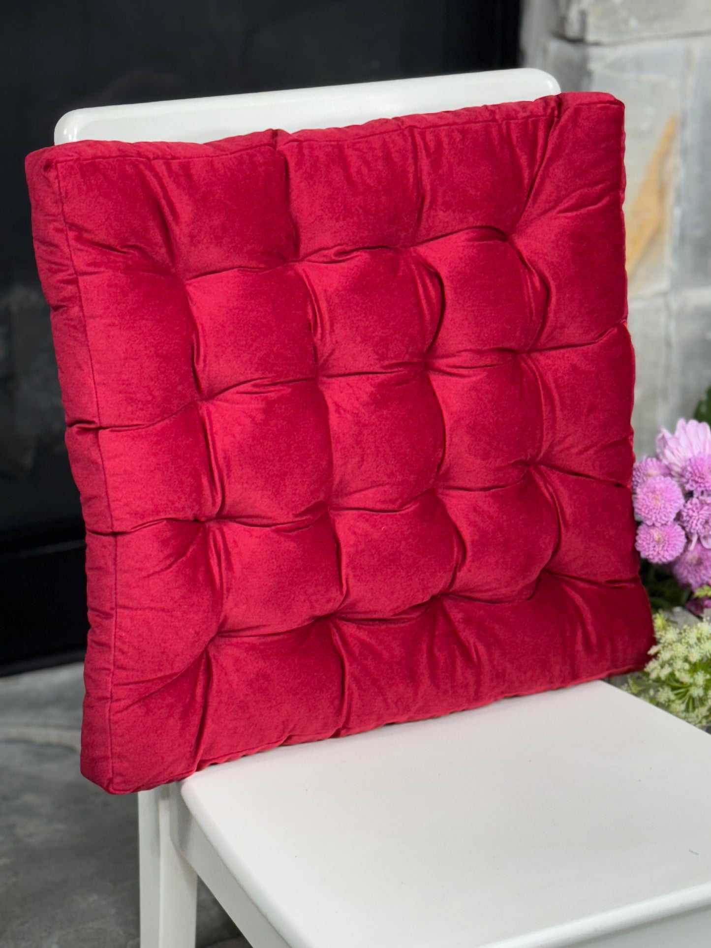 Square High-Quality Velour Cushions for Home – Soft, Elegant & Comfortable