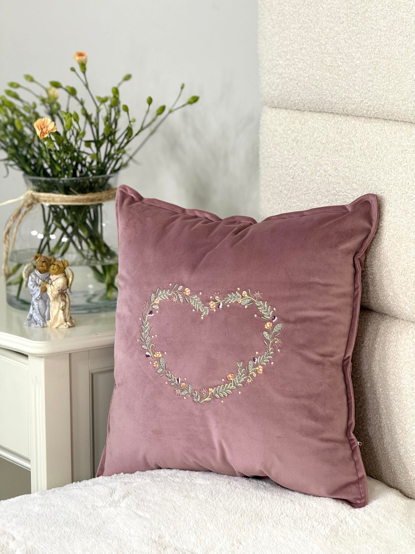 Decorative Velour Cushion Covers with Zipper, High quality, Many colors, Home Decor