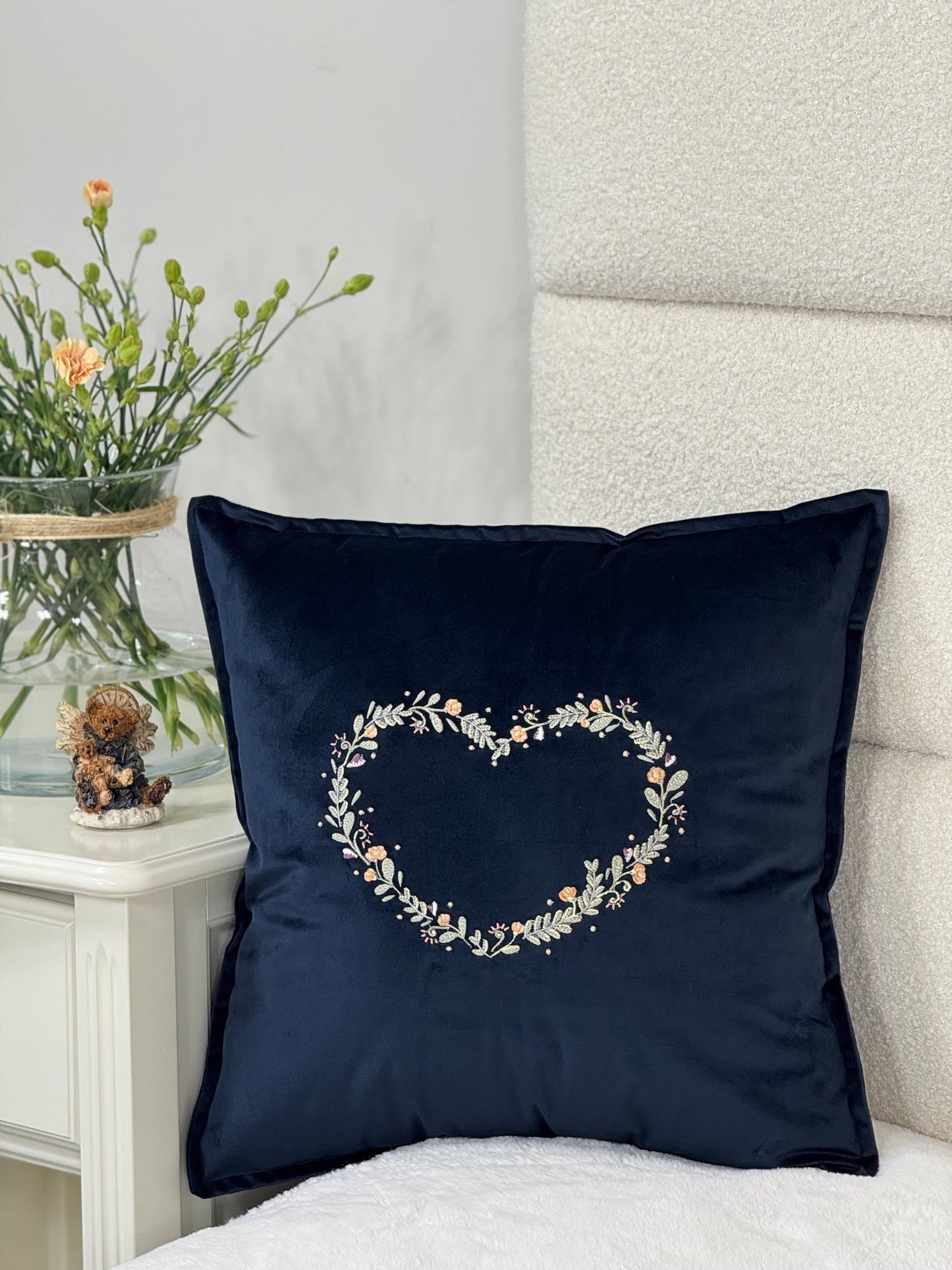 Decorative Velour Cushion Covers with Zipper, High quality, Many colors, Home Decor