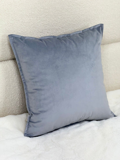 Elegant plain velour cushion covers solid - a perfect accent for your interior