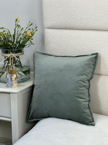 Elegant plain velour cushion covers solid - a perfect accent for your interior