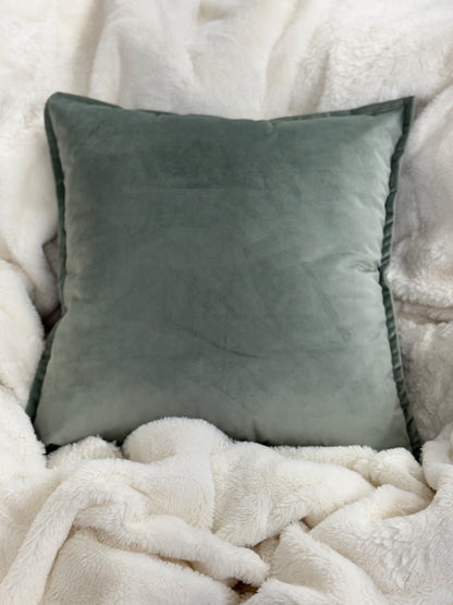 Elegant plain velour cushion covers solid - a perfect accent for your interior