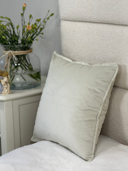 Elegant plain velour cushion covers solid - a perfect accent for your interior