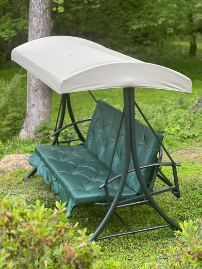 Water-resistant Long Cushion For Garden Swing, XL cushions, Replacement swing with ties - Comfort for Your Backyard, 67x47 inches