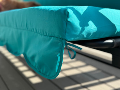 Cushion For Garden Swing with removable cover, big size Cushions, Porch swing cushion with ties - 67x47 inches