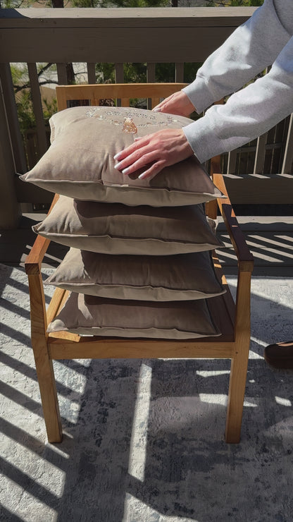 Elegant plain velour cushion covers solid - a perfect accent for your interior